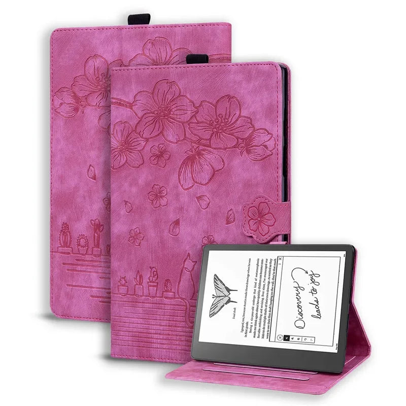 Luxury Leather Wallet Stand Case for Amazon Kindle Scribe 10.2 inch Fashion Protective Cover Scribe 2022 Released Many Colors to Choose From