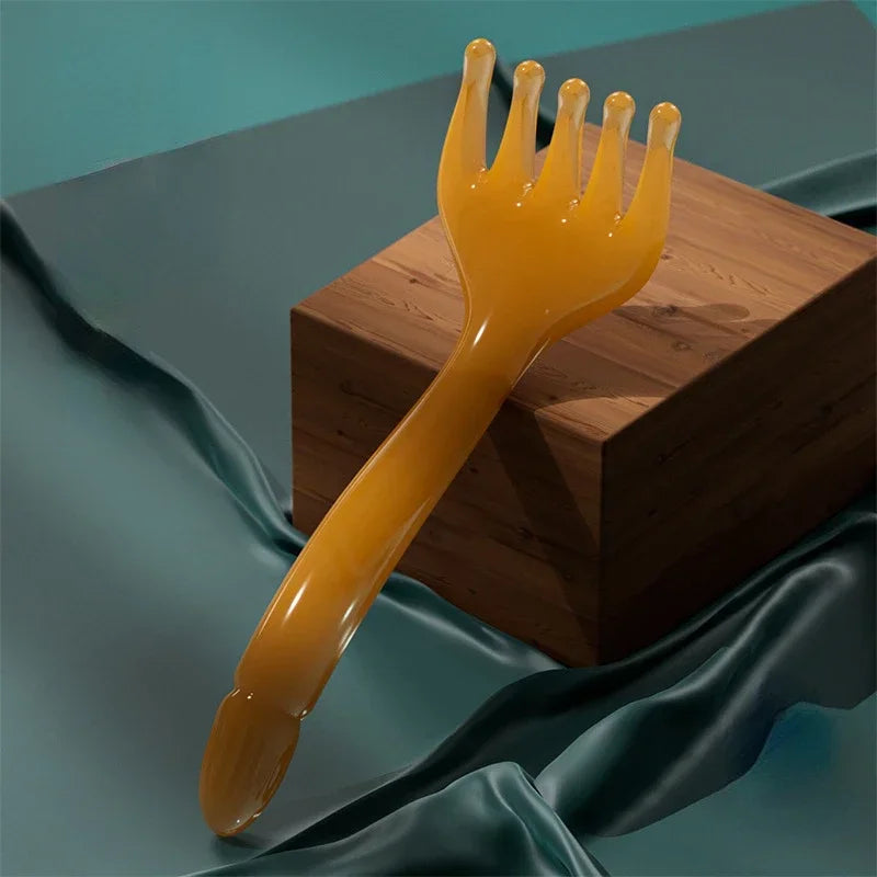 Five-Claw Head Scalp Resin Massager Body Neck Legs Scraping Claw Gua Sha Massage