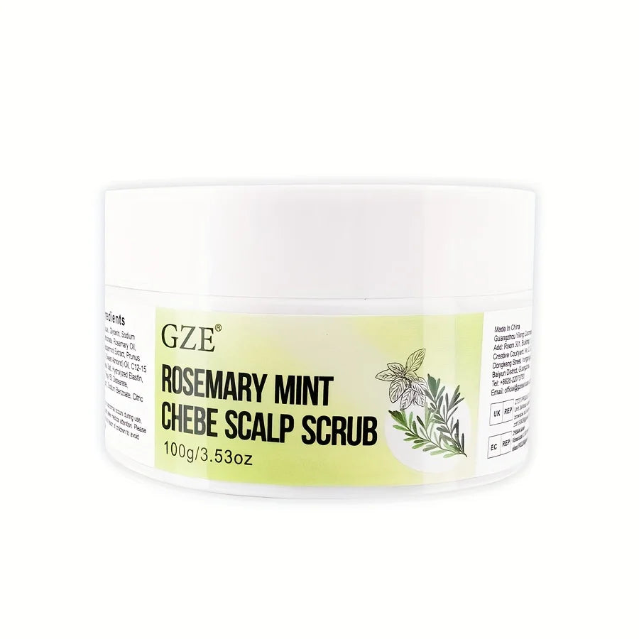 Rosemary Mint Exfoliating Scalp Scrub, Scalp Exfoliator for Build Up, Hair Exfoliating Scrub for Scalp Hair Care