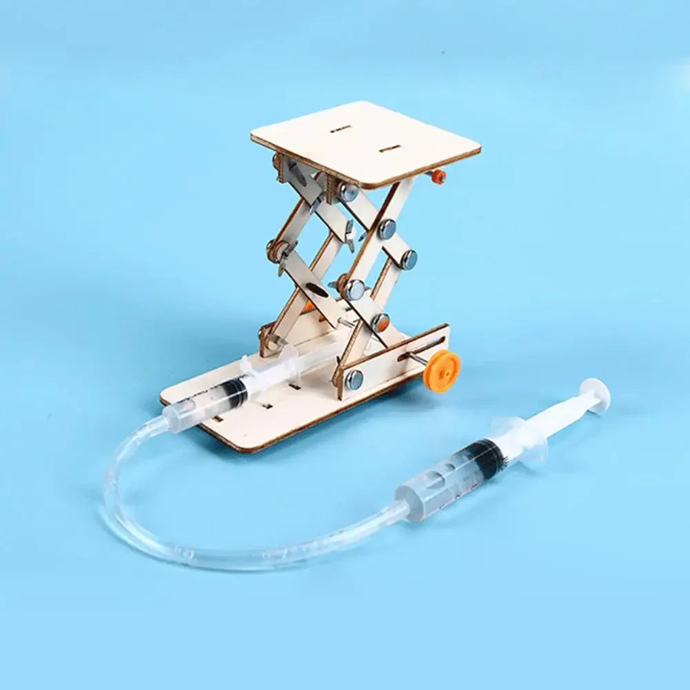 Physics Kids DIY Science Educational Toys Scientific Experiment Kit Hydraulic Lift Table Model School STEM Projects