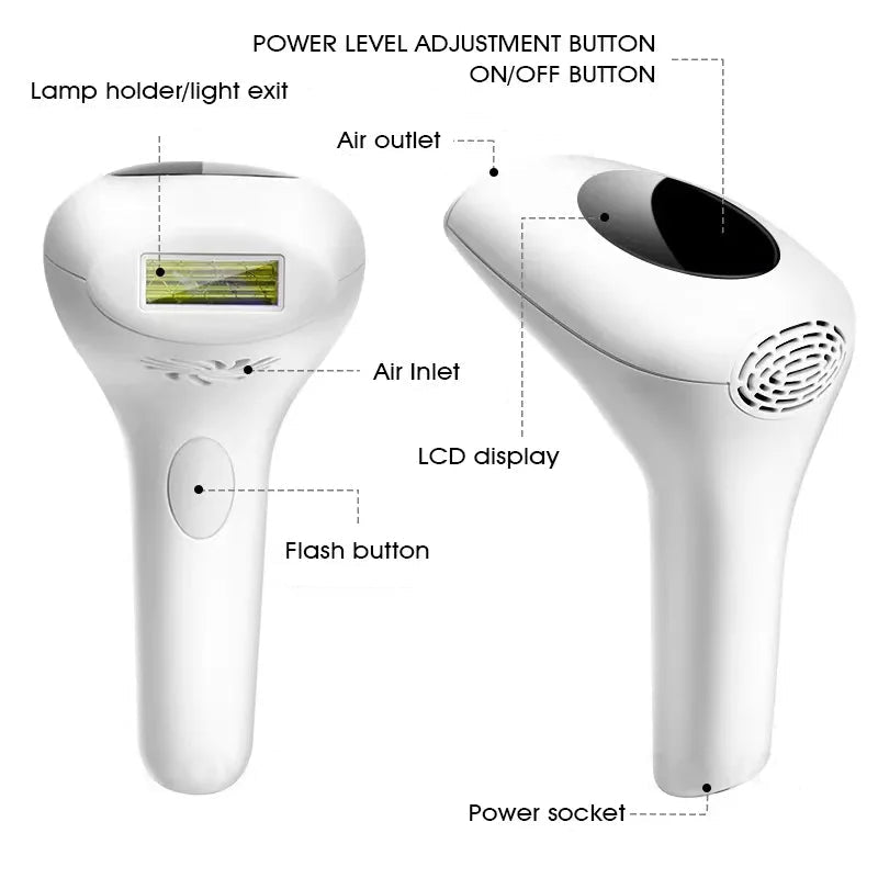 Whole Body Professional Permanent Hair Removal Laser Depilator IPL for Home Use Personal Care Device