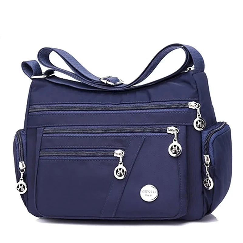 Waterproof Nylon Travel Shoulder Messenger Handbag for Women Fashion High Quality Crossbody Bag
