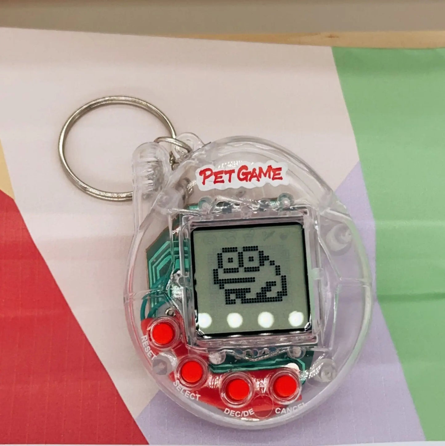 Transparent Electronic Tamagotchi 168 Pets In 1 Virtual Nostalgic Cyber Digital Fun Toys Play