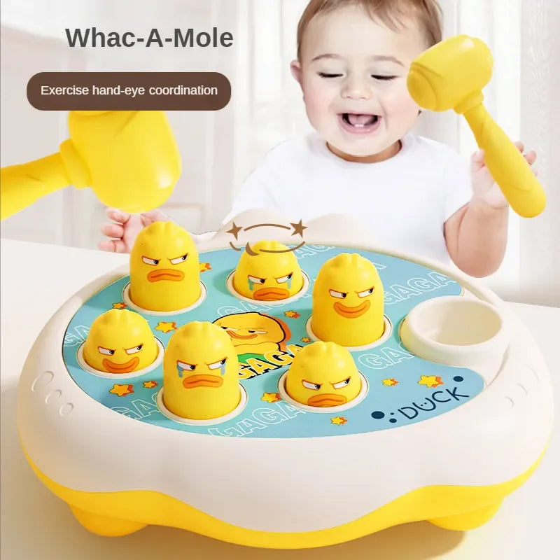 Exciting Whac-A-Mole Knocking Montessori Game for Kids Toddlers Educational Animal Theme Parent Child Fun