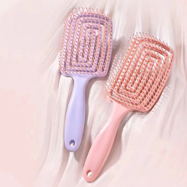Hair Styling Hollow Out Brush Comb Scalp Massage Fast Blow Drying Detangling Hairbrush