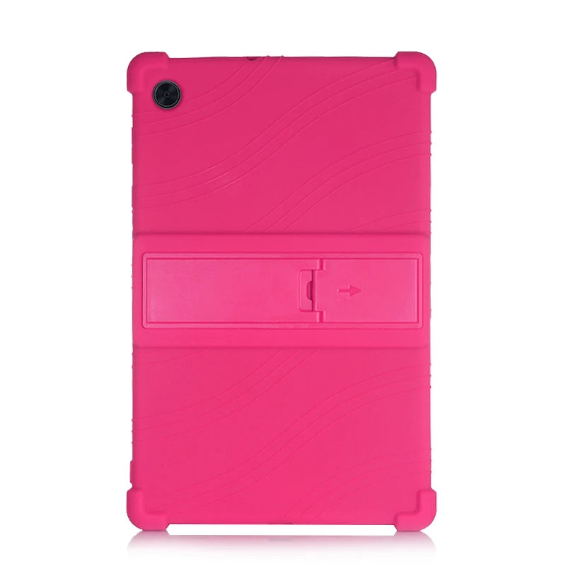 Silicone Shockproof Case with Kickstand for Motorola Moto Tab G70 G62 Tablet Stand Protector Cover