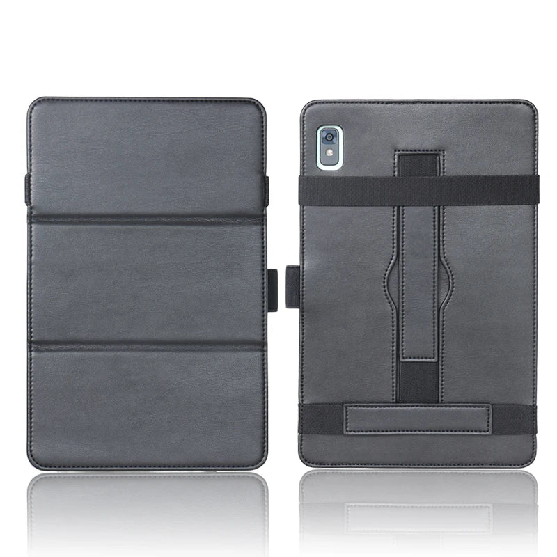 Elegant Rotating Leather Case for HTC A104 10.36" Tablet PC Multi-folding Stand Cover