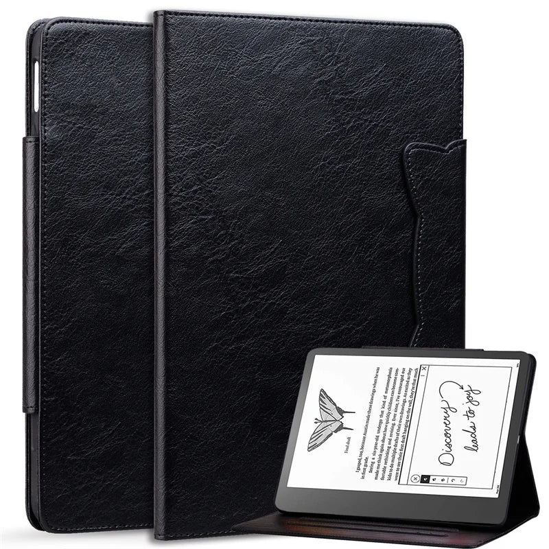 Luxury Leather Wallet Stand Case for Amazon Kindle Scribe 10.2 inch Fashion Protective Cover Scribe 2022 Released Many Colors to Choose From