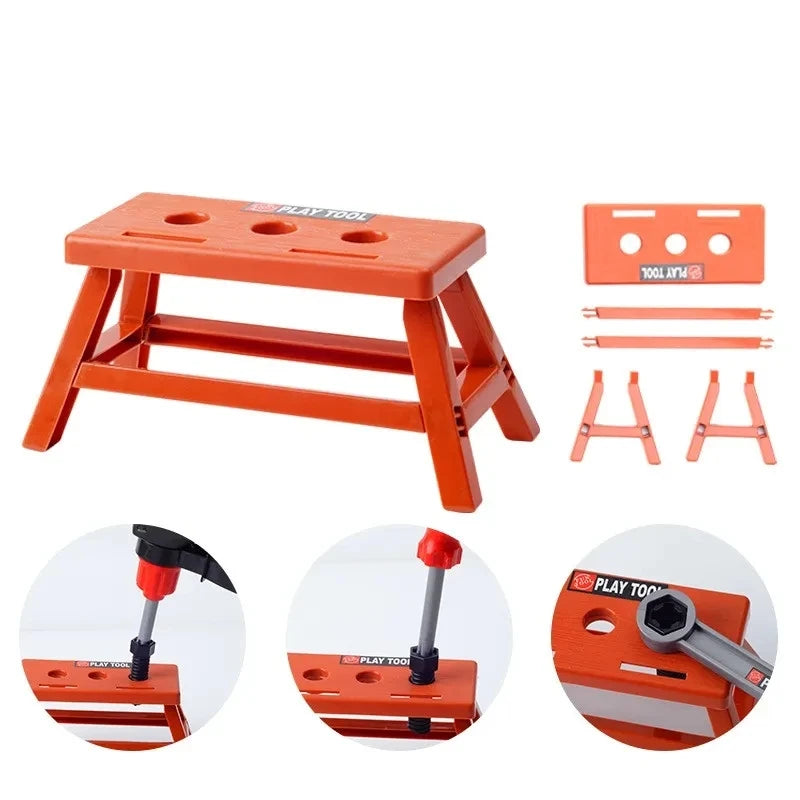Children Toy Tools Kits Engineer Simulated Repair Tool Set Electric Drill Screwdriver Play House for Kids
