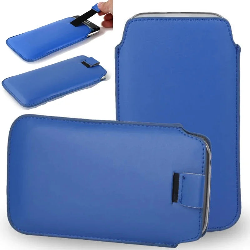 Luxury Leather Phone Sleeve Bag Case for BlackBerry Motion Aurora DTEK60 Leap DTEK50 Protective Cover