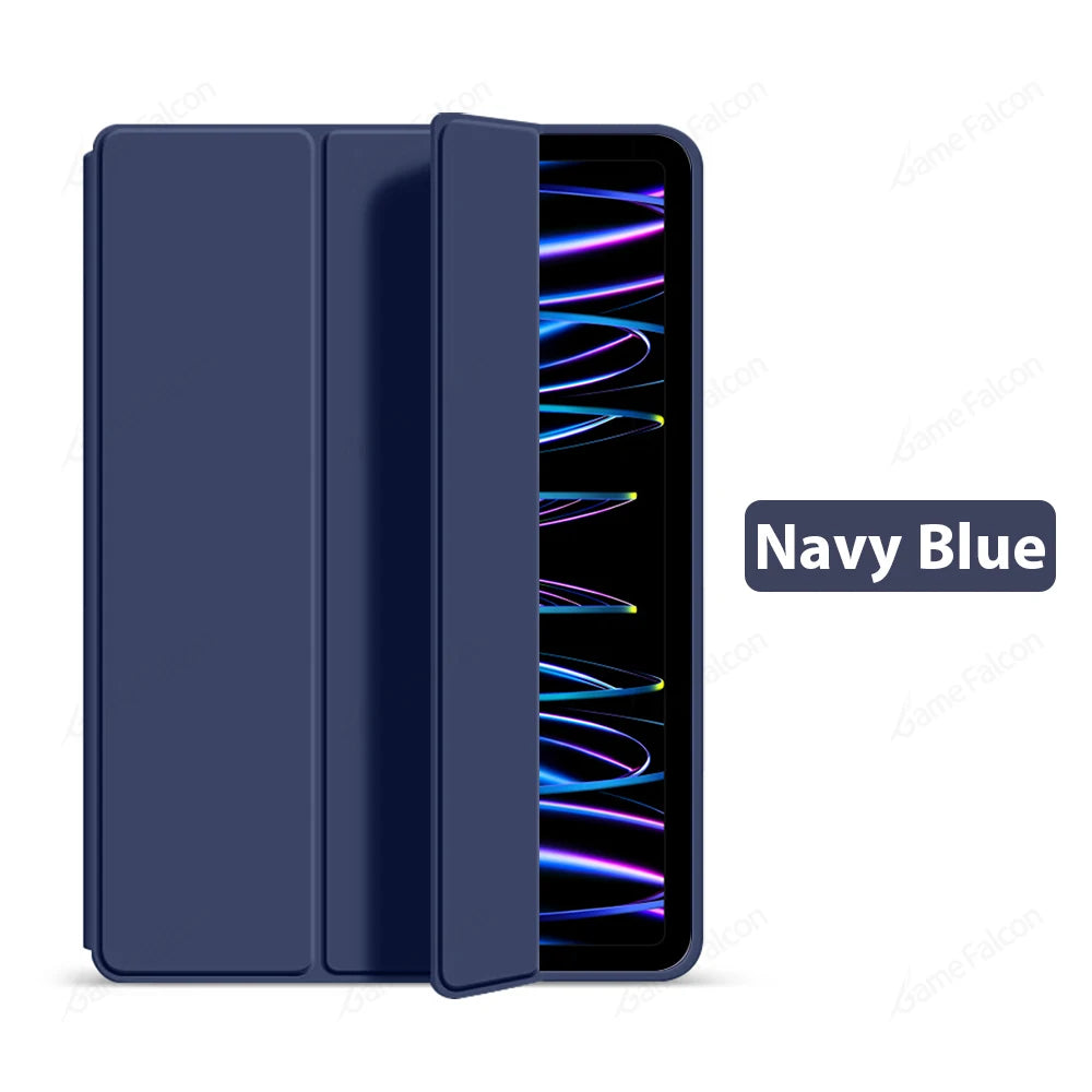 Durable Silicone Case for Apple iPad Pro 13 12.9, iPad Pro 11, iPad Air 13 11 6 5 4 3 and iPad Mini 6 5 4 Tablet Protective Cover