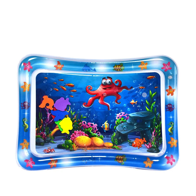 Inflatable Tummy Time Mat Premium Baby Water Play Mat for Infants and Toddlers Baby Toys Sensory Development, Strengthen your Baby's Muscles