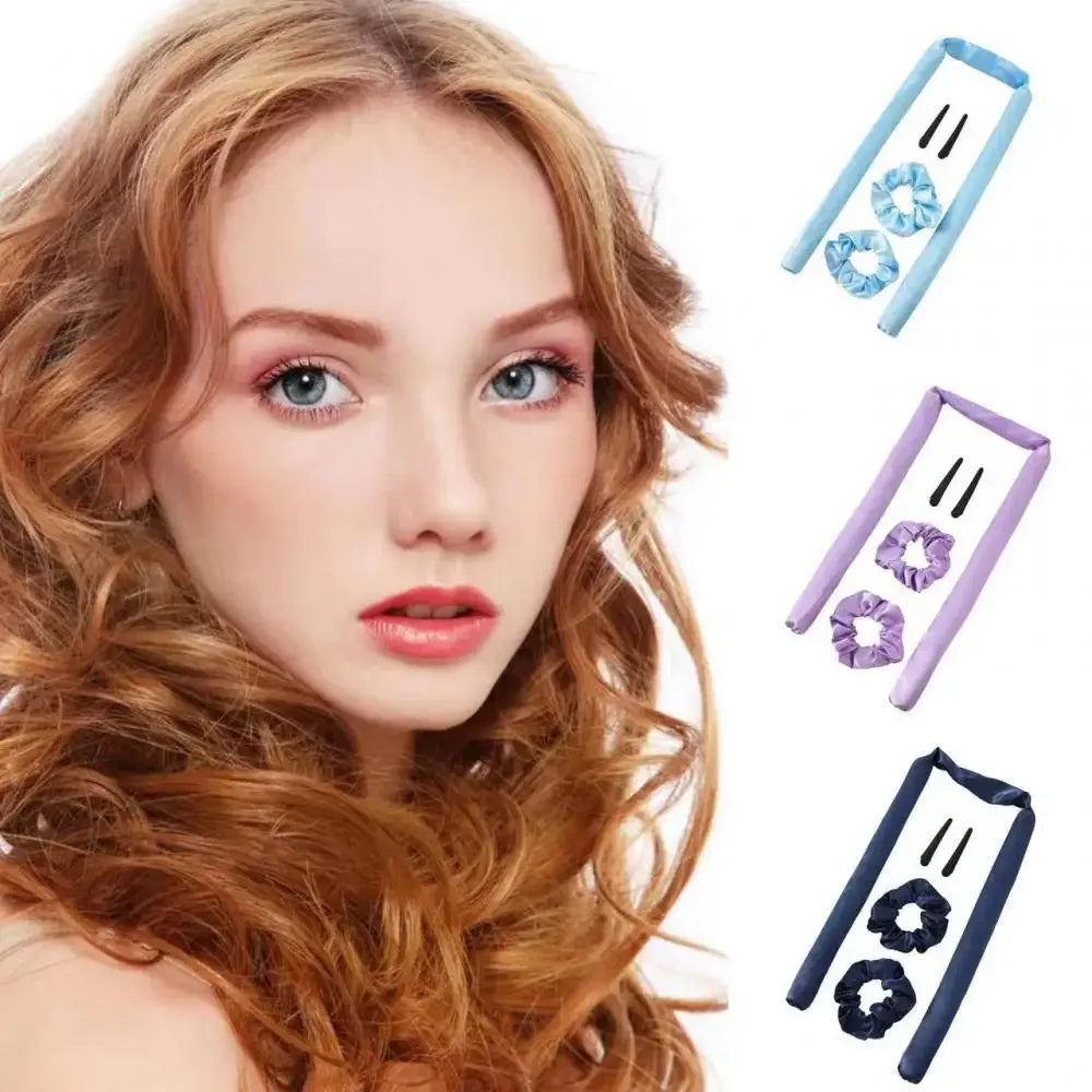 Hair Styling Foam No Heat Sleeping Curling Iron Hairdressing Big Wave Curling Iron Lazy Curl Wave Styler DIY Tools