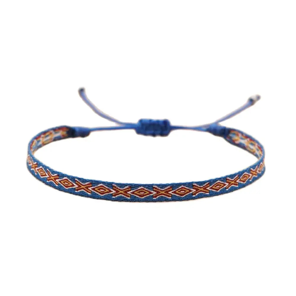 Handwoven Boho Hippie Braided Bracelets for Women Men Friendship Wristband Jewelry