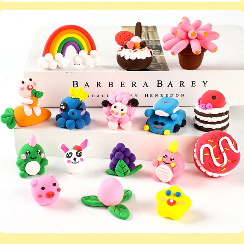 Super Light 36 Color Modelling Clay Air Dry Polymer with 3 Tools Soft Creative Educational Slime DIY Toys for Kids Gifts