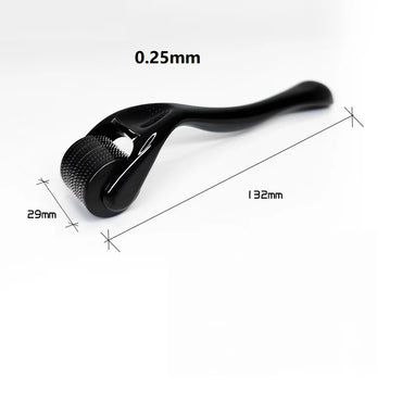 Facial Derma Roller for Body Hair Beard Growth Micro Face Roll Skin Tool 540 Needles, 0.2mm, 0.25mm, 0.3mm