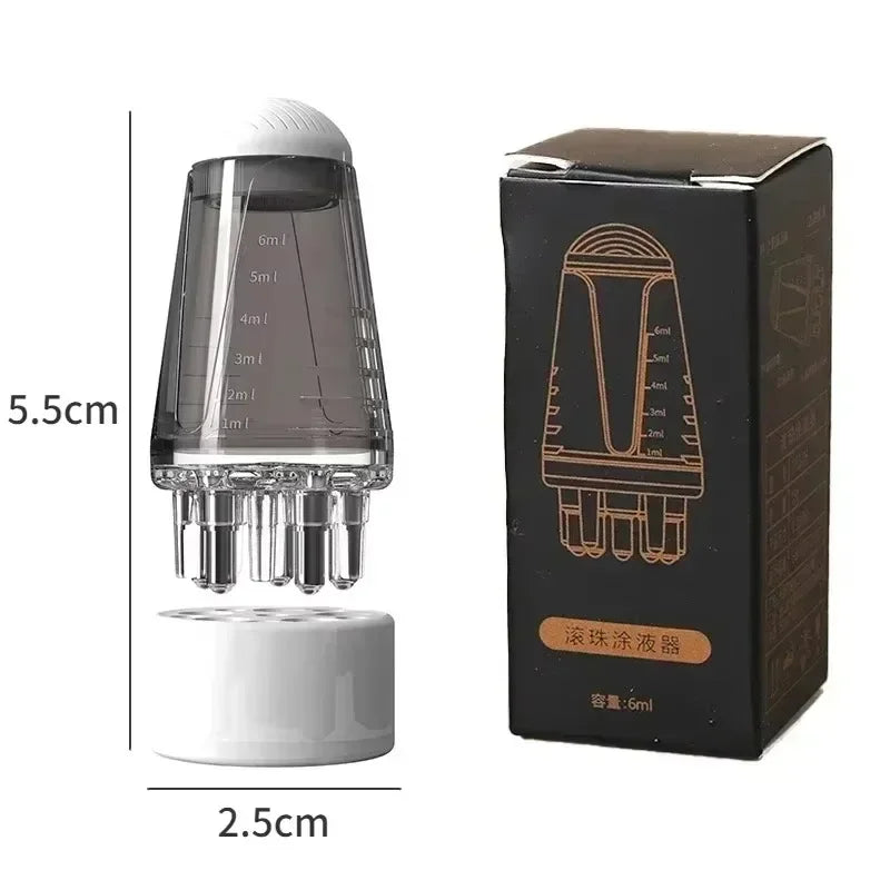 Portable Mini Scalp Essential Oil Liquid Applicator Comb Massager Guiding Anti Hair Loss Scalp Care Tool