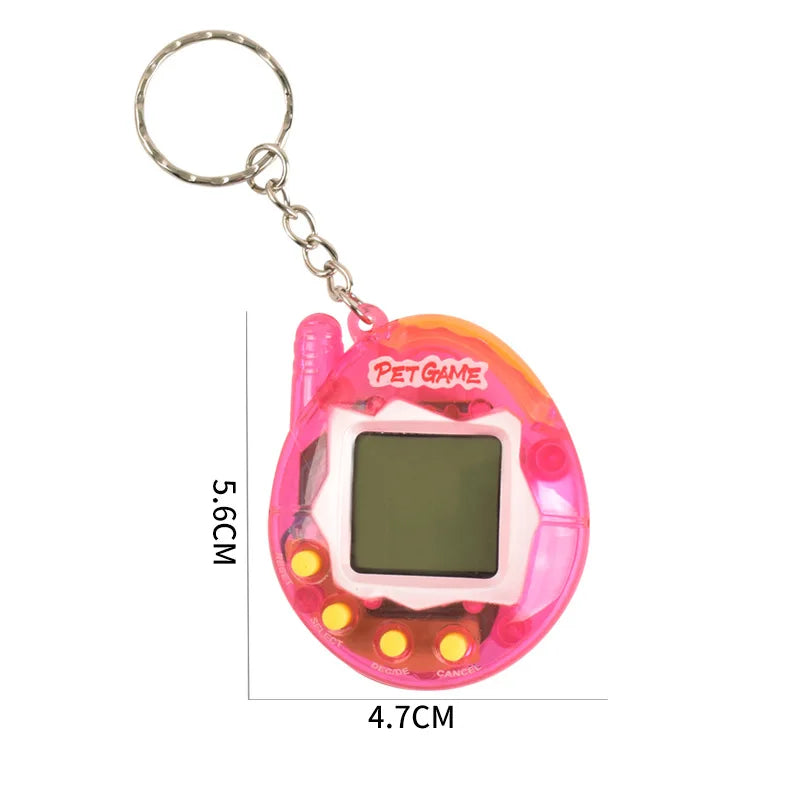 Transparent Electronic Tamagotchi 168 Pets In 1 Virtual Nostalgic Cyber Digital Fun Toys Play