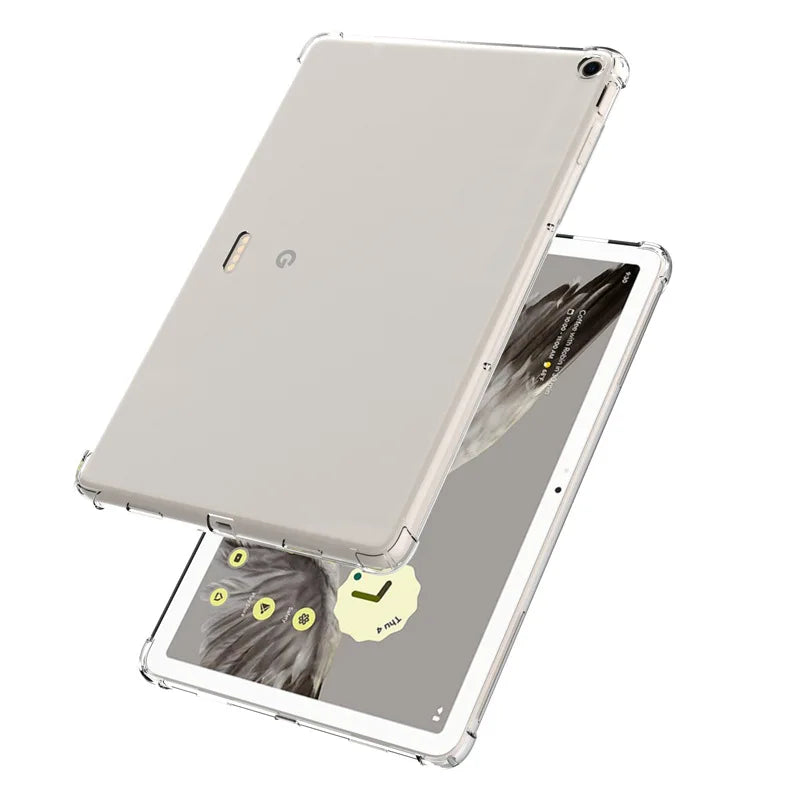Durable Transparent Soft Silicone Case for Google Pixel Tablet 11 inch Protection Shockproof Shell Skin Cover
