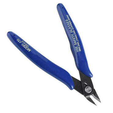 Wire Cutter DIY Trimmer Diagonal Side Cutting Cable Nippers Blue 170 Hand Pliers Mini Snips Flush Trimmer Hand Tool
