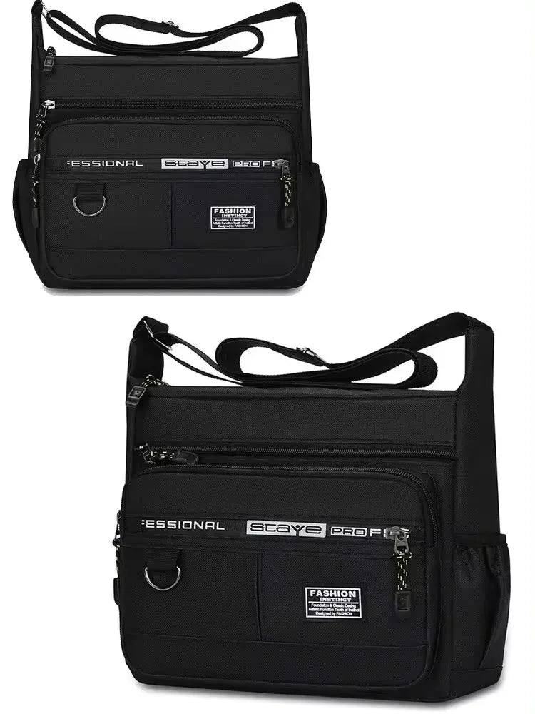 High Quality Men's Single Shoulder Fashion Satchel Bag Business Leisure Storage Crossbody Handbag