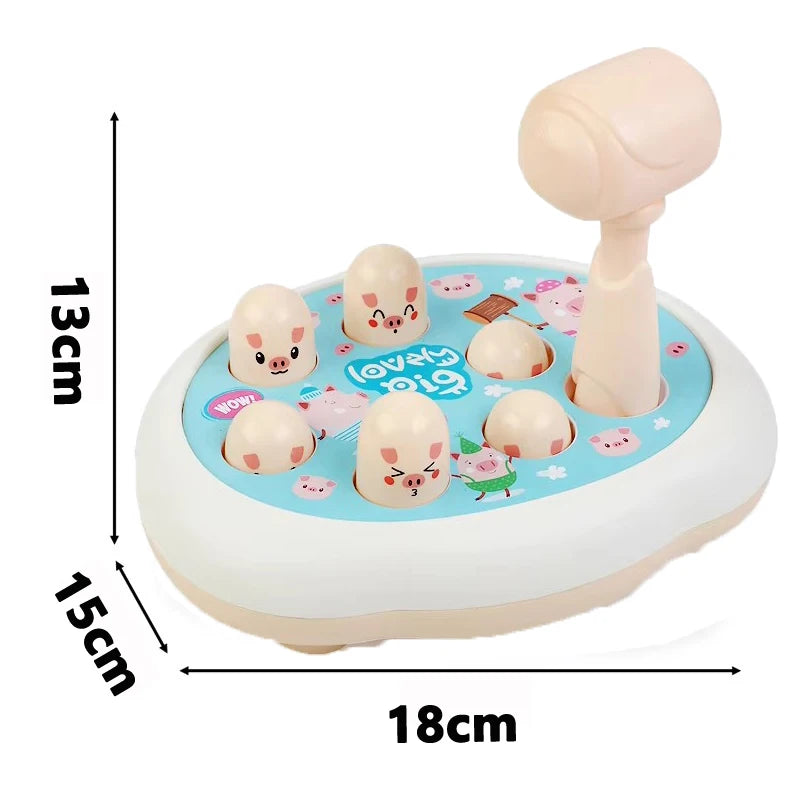 Exciting Whac-A-Mole Knocking Montessori Game for Kids Toddlers Educational Animal Theme Parent Child Fun