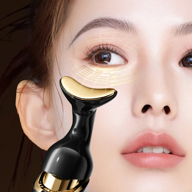 Anti Aging 3 In 1 Microcurrent Face Neck and Eye Massager Anti Wrinkle Facial Skin Rejuvenation Beauty Device