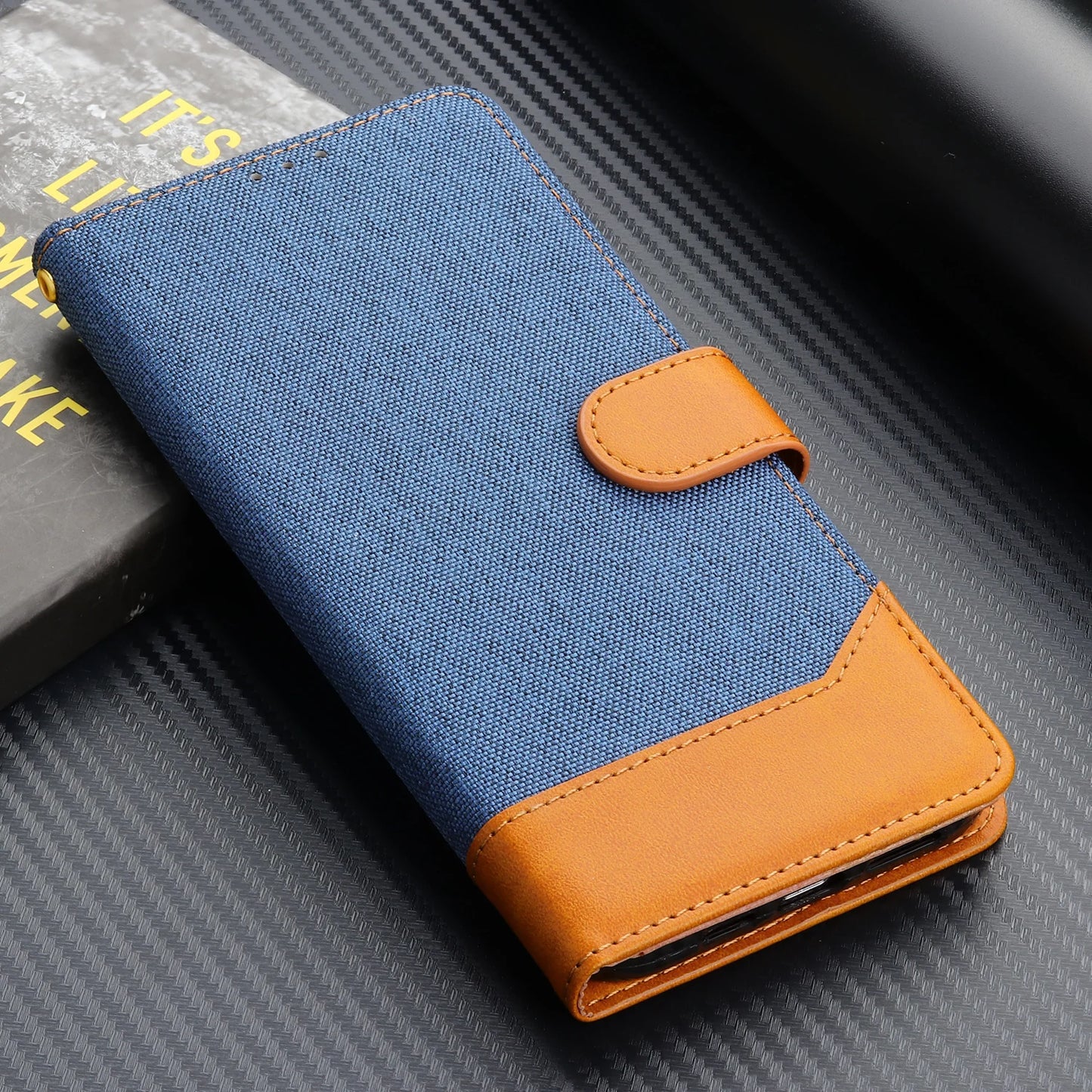 Deluxe Leather Wallet Phone Case for Lenovo Moto ThinkPhone Multiple Card Slots Stand Function Protective Cover