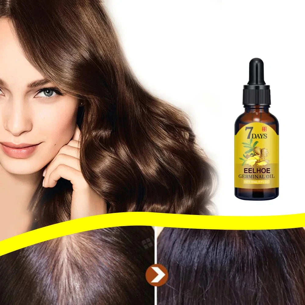 Hydrating Ginger Oil Hair Growth Oil Natural Essential Anti-Hair Loss Treatment Nutrient Solution Hair Care Products
