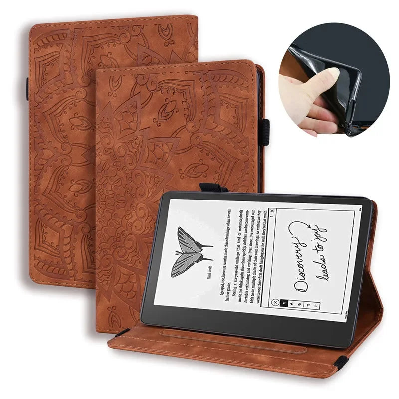 Luxury Leather Wallet Stand Case for Amazon Kindle Scribe 10.2 inch Fashion Protective Cover Scribe 2022 Released Many Colors to Choose From