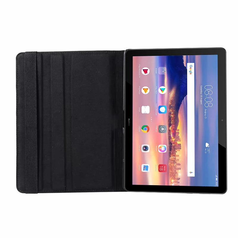 Luxury Leather Rotating Case for Huawei MatePad Air 11.5 SE 10.4 T10 T10S and MediaPad M5 Lite 10.1 Tablet Protective Cover