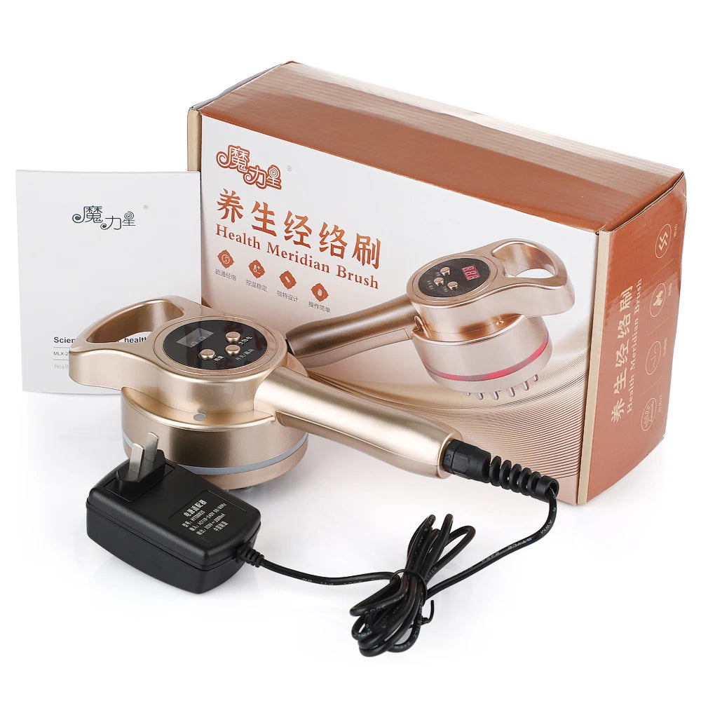 Anti Cellulite Electric LED Fat Burner Heating and Slimming Massager Body Shaping Health Care Meridian Brush