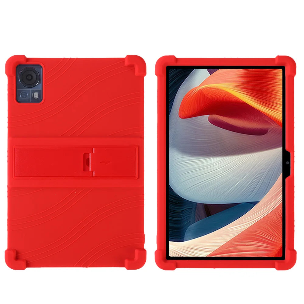 Shockproof Soft Silicone Stand Case for HTC A104 10.36" Tablet Protective Shell Cover