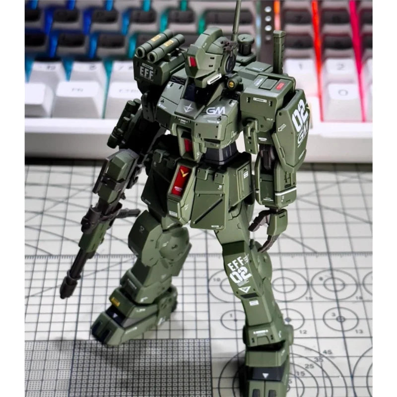 Assembly Action Figures Robot Model Kit RGM-79S GM Spartan Collection Figurine Plastic Model Hobby Doll Toy Gift 1/144