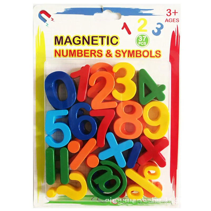 Educational Magnetic Learning Alphabet Numbers Refrigerator Plastic Figures Letters Toddlers Kids Learning Spelling Counting Toys