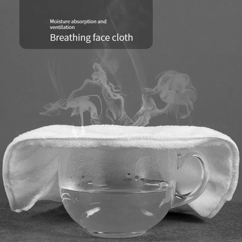 Hot Compress Cotton Towel Skin Care Mask Steamed Wet Compress Face Towel Opens Skin Pore Clean Compress Beauty Facial Care Tools