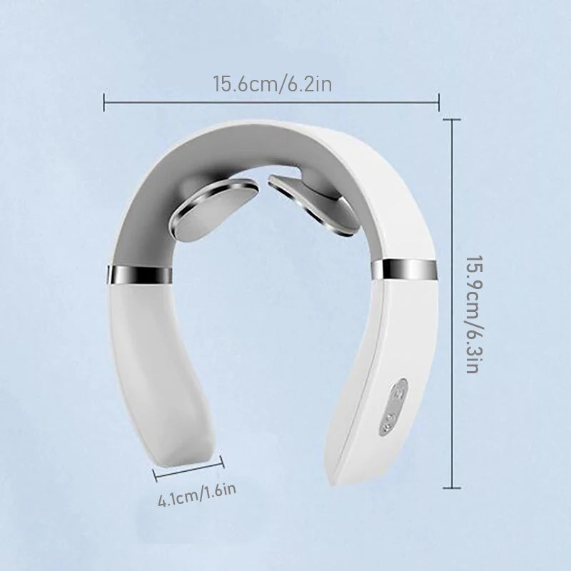 Portable Mini Electronic Neck and Shoulder Massager Deep Tissue Cervical Massage Compression Care Device