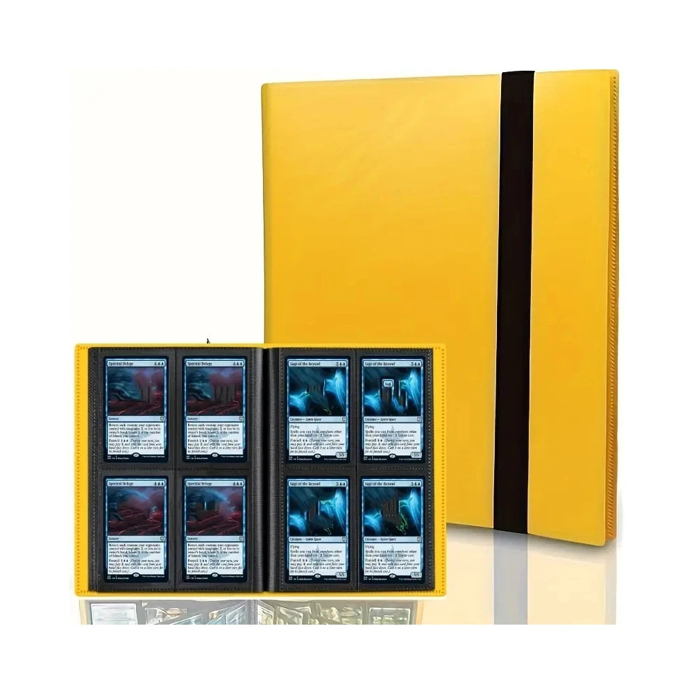 Extra Large 160 Pocket Trading Card Binder Durable PP Material Protective Album for Game, Trading and Collectible Cards