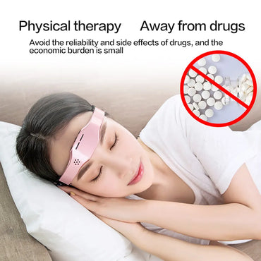 Electric Smart Insomnia Migraine Sleep Relief Head Massager Stress Release Sleep Therapy Device