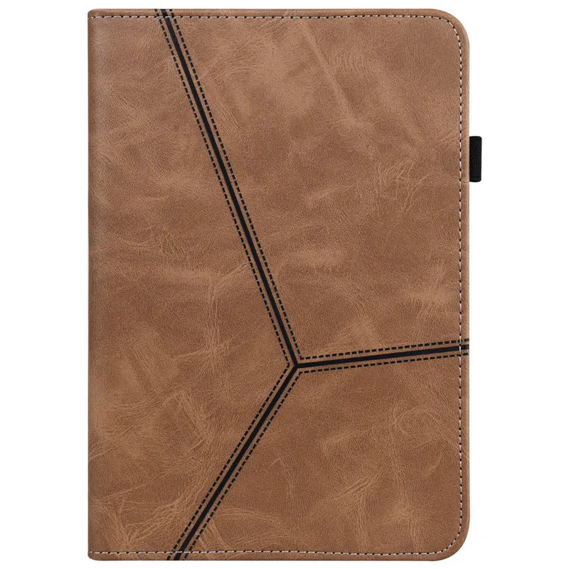 Luxury Leather Case for Google Pixel Tablet 11 inch Unique Design Business Casual Flower Deer Wallet Stand Cover