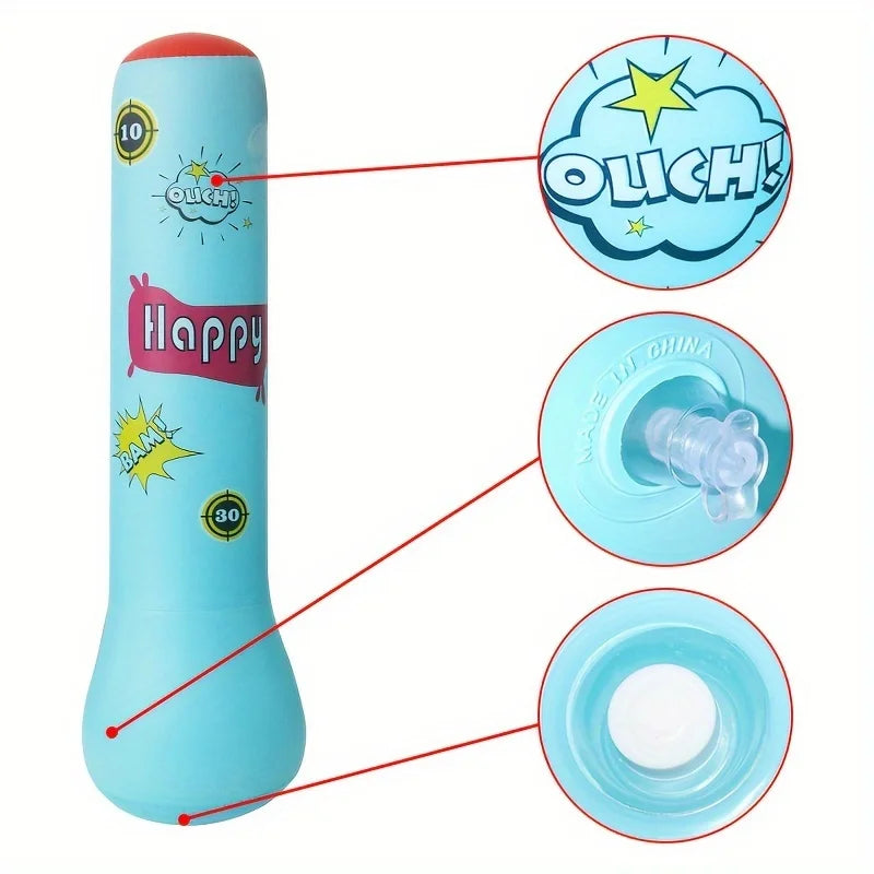 Inflatable Bounce Back Action Kids Bopper Punching Bag Boxing Toys for Children