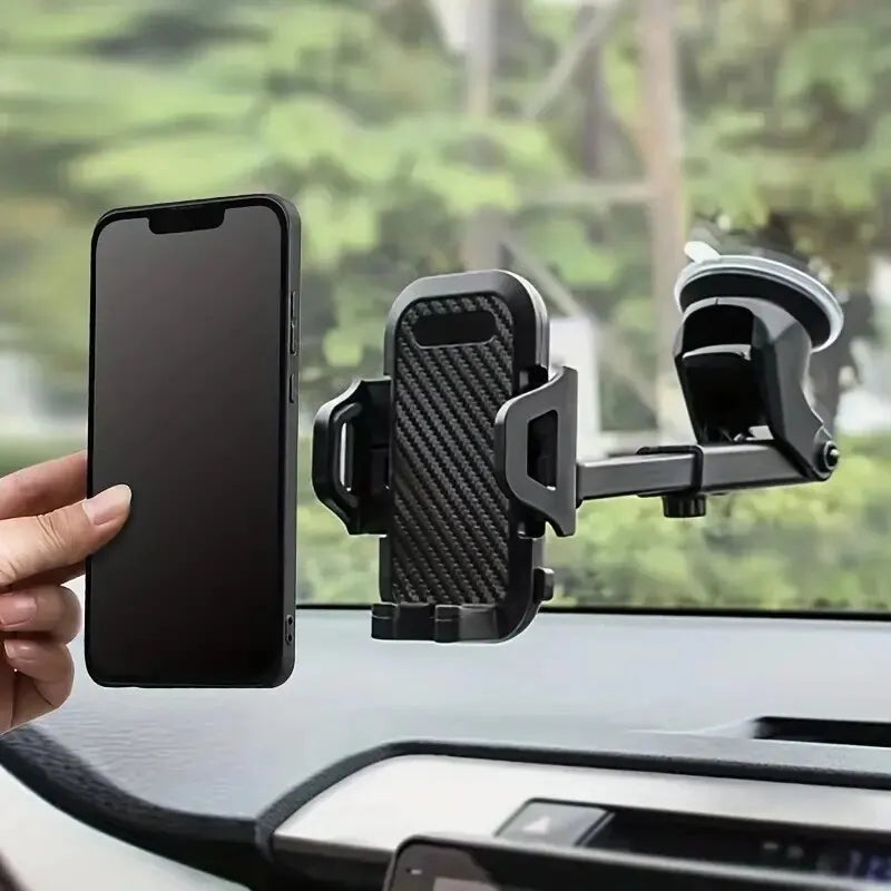 Car Phone Holder Mount Stand for Apple iPhone Samsung and other Universal Brands Suction Cup Vent Smartphone Mobile Support Car Bracket
