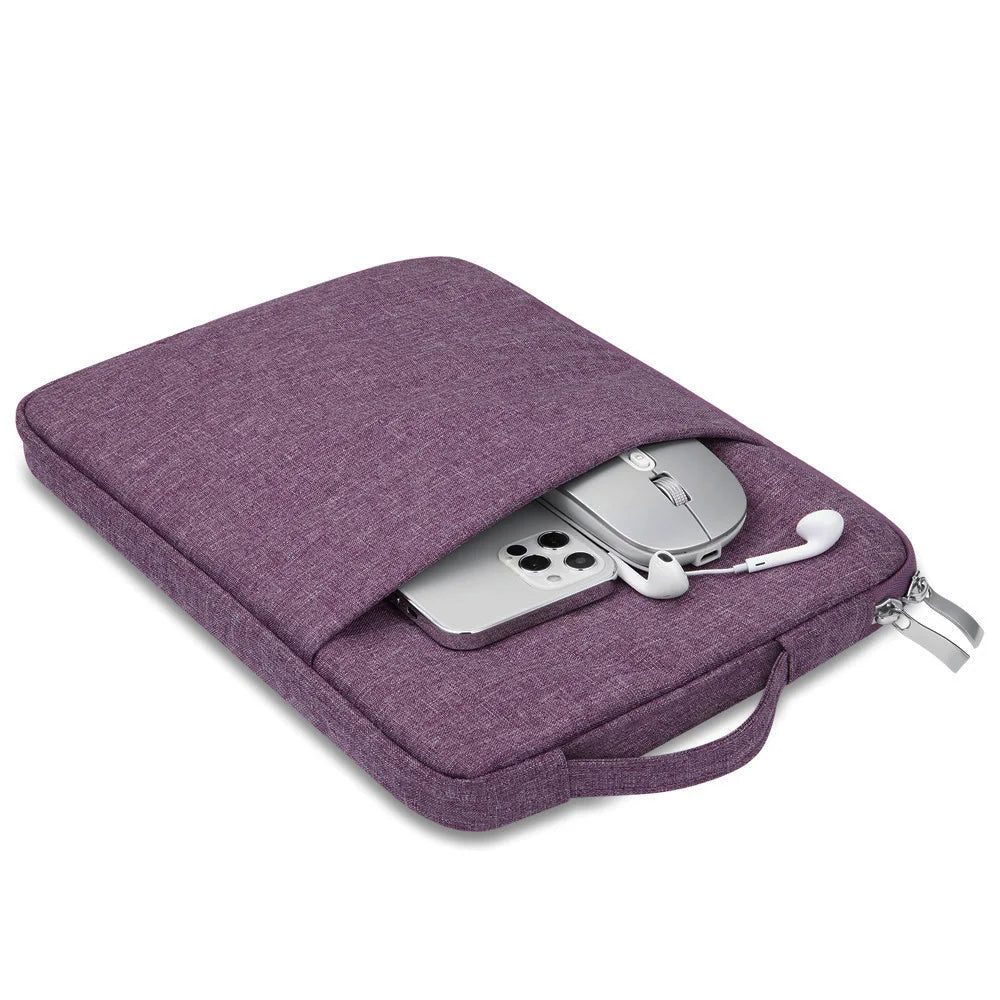 Stylish Sleeve Handbag Case for Google Pixel Tablet 11inch Thickened Protection Zipper Waterproof Portable Cover Carrier Many Color Options