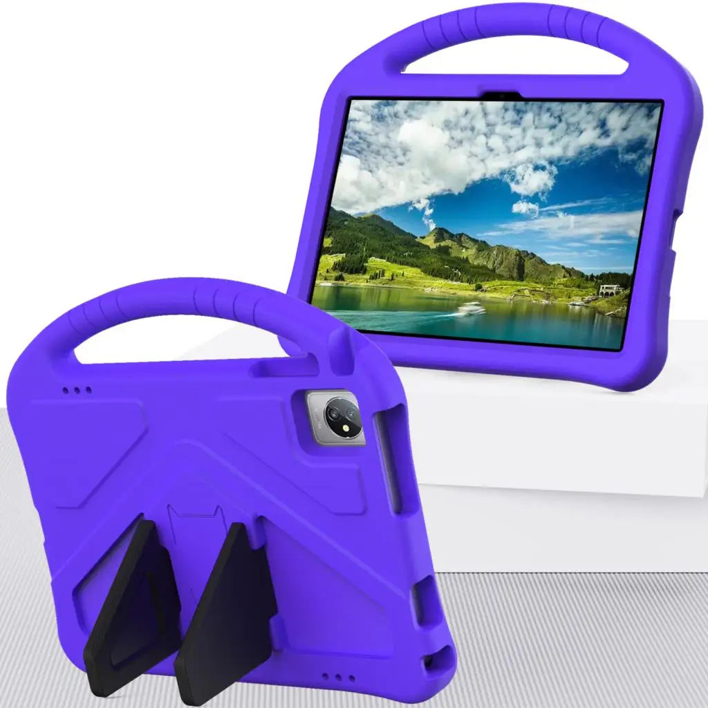 Durable EVA Handle Case for Motorola Moto Tab G70 11.0 inch Tablet PC Kids Safety Shockproof Cover with Rear Kickstand