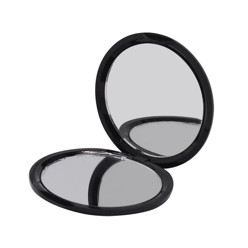 Double Sided Handheld Travel Makeup Mirror Mini Portable Pocket Folding Round Beauty Cosmetic Mirror