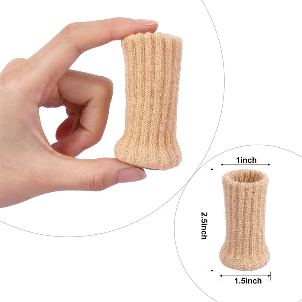 High Elastic Table Chair Furniture Leg Socks 24pcs Set Floor Protectors Covers with Anti-Scratch Pads
