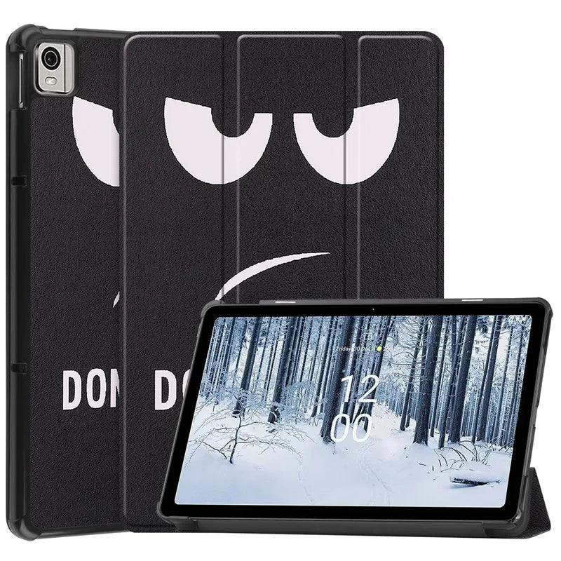 Protective Slim Leather Case for Nokia T21 T20 10.4" inch Tablets Tri-Folding Stand Magnetic Flip Cover