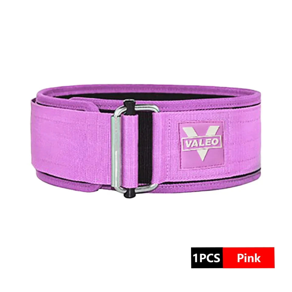Adjustable Quick Locking Weightlifting Nylon Waist Back Belt for Men and Women Deadlifting Squatting Lifting Gym Powerlifting Back Support