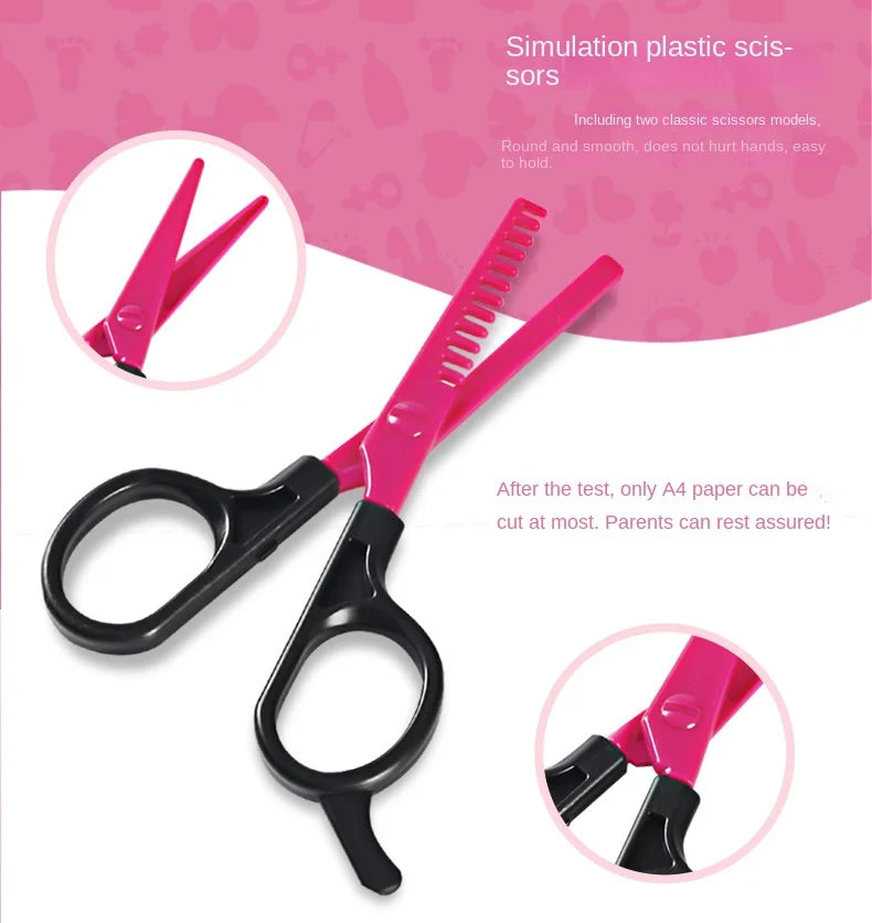 Girl's Beauty Salon Make Up Toy Kit for Kids Pretend Play Toy Party Games Girls Birthday Gift 17pcs