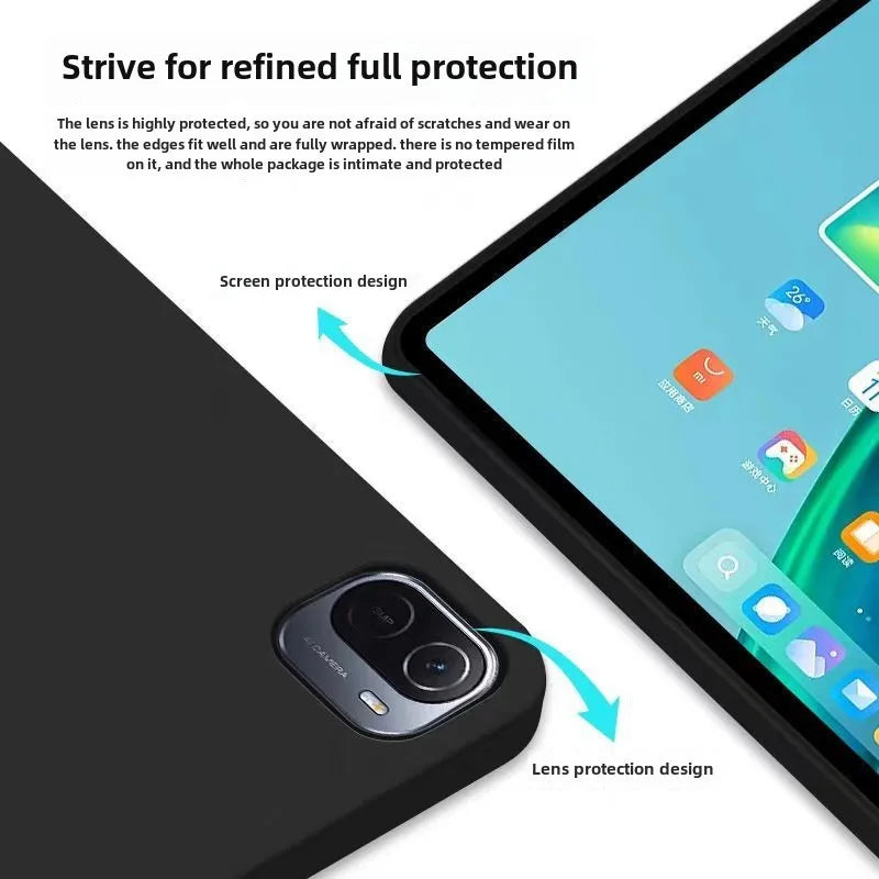 Ultra Thin Soft TPU Silicone Case for ZTE Nubia Red Magic Nova 10.9" Gaming Tablet Protective Cover